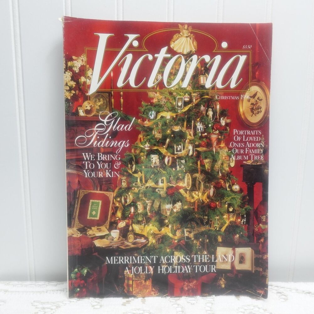 Victoria Magazine Christmas 1996 Holiday Decor Recipes Fashion Hearst